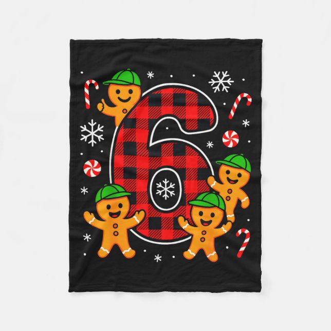 Couverture Polaire Six Seven 6 7 Mème Noël Couple Correspondant Garço (Devant)