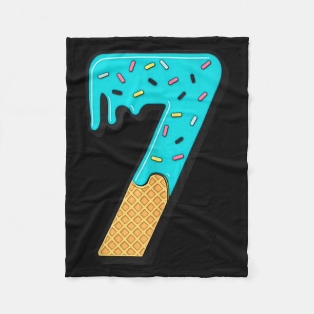 Couverture Polaire Six Seven Ice Cream 67 Fun Mason Meme Easy Hallowe (Devant)