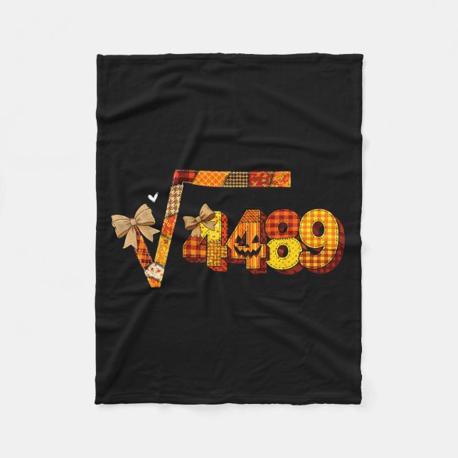 Couverture Polaire Sixty Seven 67 Meme Square Root 4489 Slang Math Te (Devant)