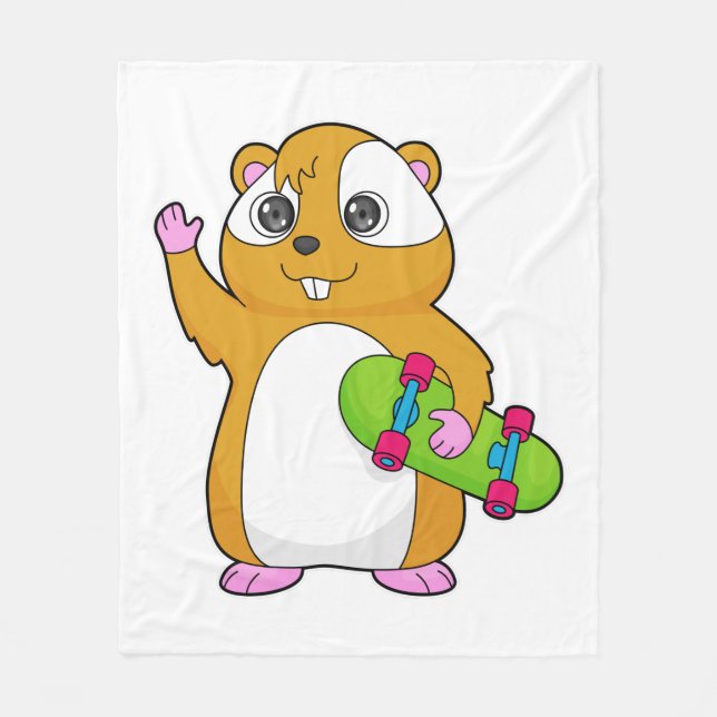 Couverture Polaire Skate de Hamster (Devant)