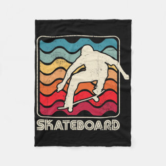 Couverture Polaire Skateboard Retro Vintage Skateboarding Skateboarde