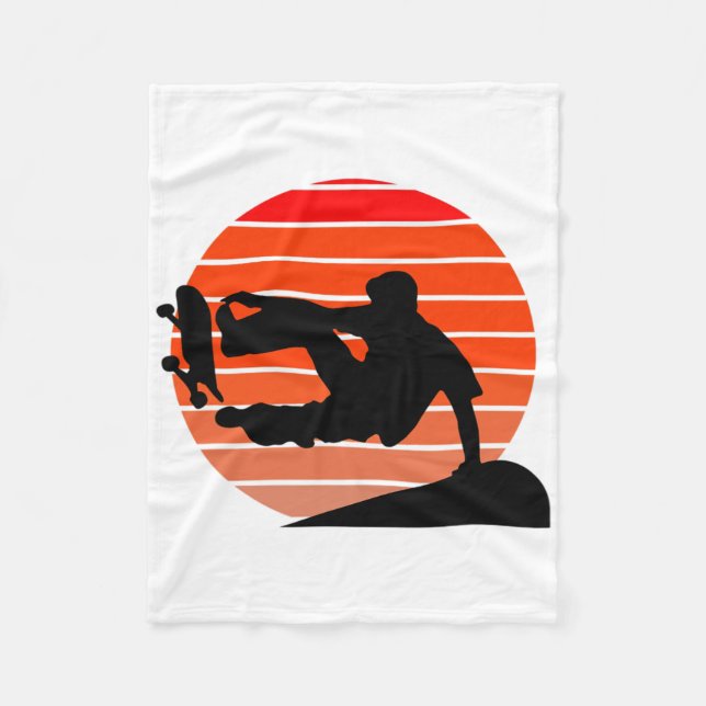 Couverture Polaire Skateboarding Forever  (Devant)