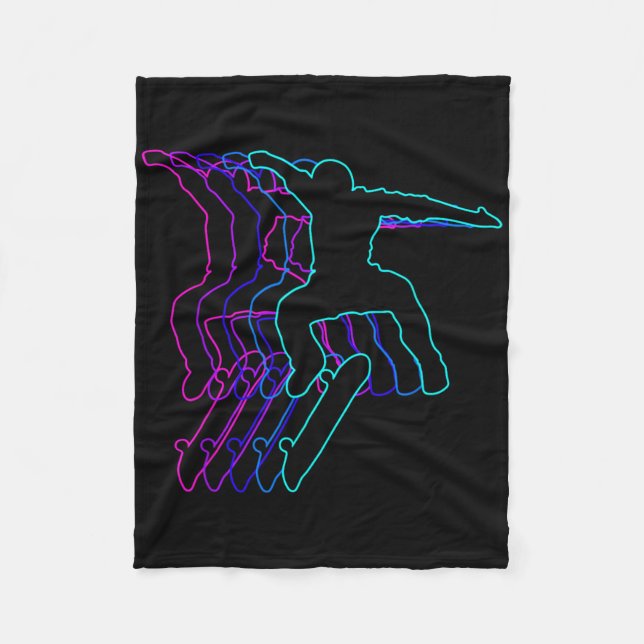 Couverture Polaire Skateboarding Skateboarder Gift Clothes For Boys Y (Devant)