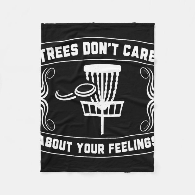 Couverture Polaire Ske de Disc Golf Les Arbres Se Moquent De Vos Sent (Devant)