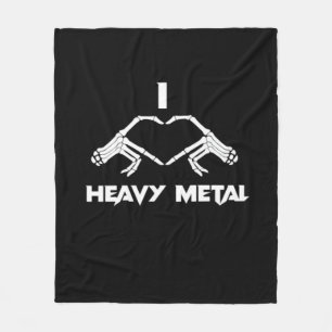 Couverture Polaire Skeleton Hands Heart - Drôle Halloween