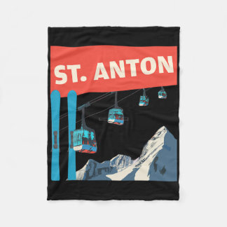 Couverture Polaire Ski de St. Anton - Rétro St. Anton Ski