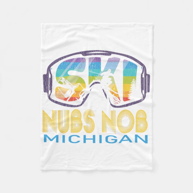 Couverture Polaire Ski Nubs Nob Michigan Vacances ski (Devant)