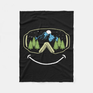Couverture Polaire Ski Sports D'Hiver Ski Snowboard Goggles Neige Mo
