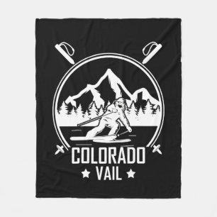 Couverture Polaire Ski Vail Colorado