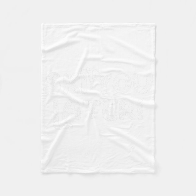 Couverture Polaire Ski You Later Funny Skiing Pun  (Devant)