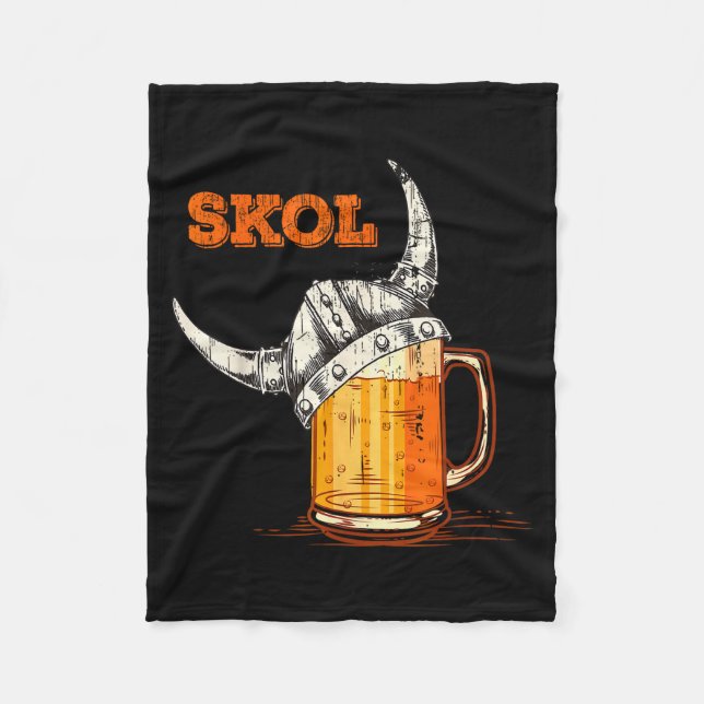 Couverture Polaire Skol Nordic Viking Helmet Drinking Gl  (Devant)