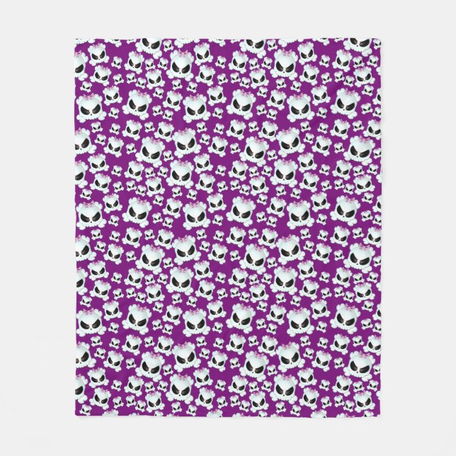 Couverture Polaire Skullz Girly (Devant)
