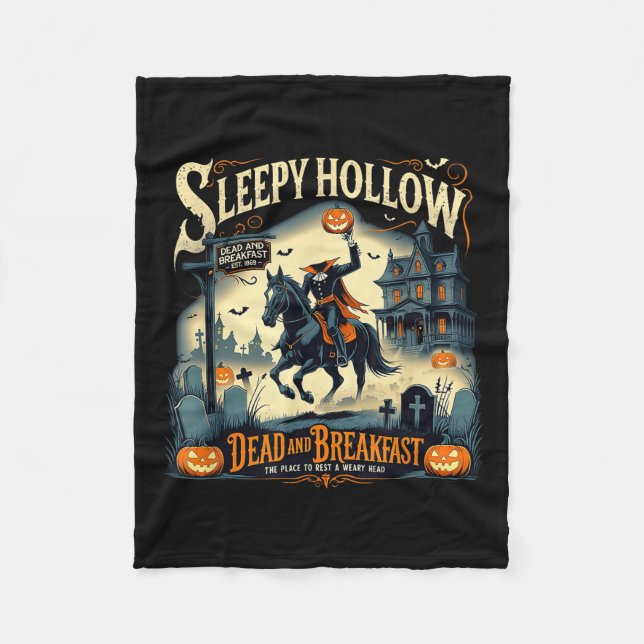 Couverture Polaire Sleepy Hollow Breakfast Soky Halloween  (Devant)