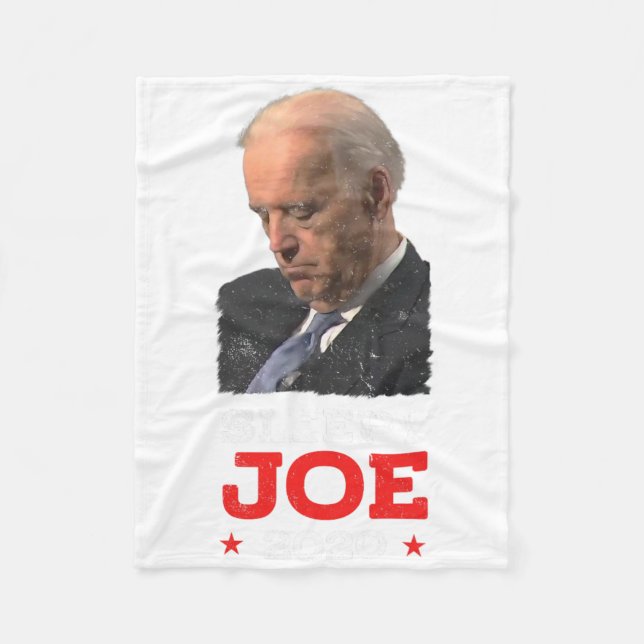 Couverture Polaire Sleepy Joe - Drôle Joe Biden Élections politiques (Devant)