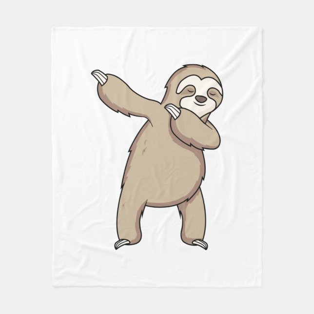 Couverture Polaire Sloth Dab (Devant)