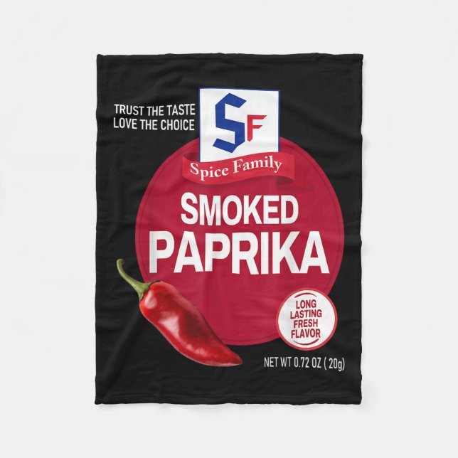 Couverture Polaire Smoked Paprika Halloween Spice Costume Group Match (Devant)