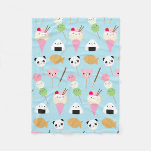 Couverture Polaire Snacks japonais Kawaii