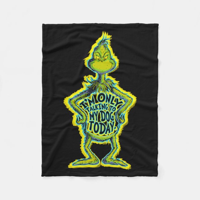 Couverture Polaire Snarky Funny Im Only Talking To My Dog T  (Devant)