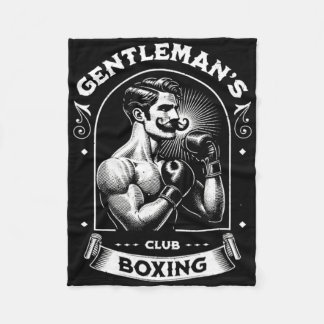 Couverture Polaire #snirt Gentleman's Boxing Club Rétro avec boxeur B