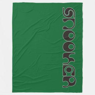 Couverture Polaire SNOOKER police moderne + vos idées