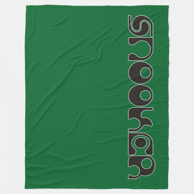 Couverture Polaire SNOOKER police moderne + vos idées (Devant)