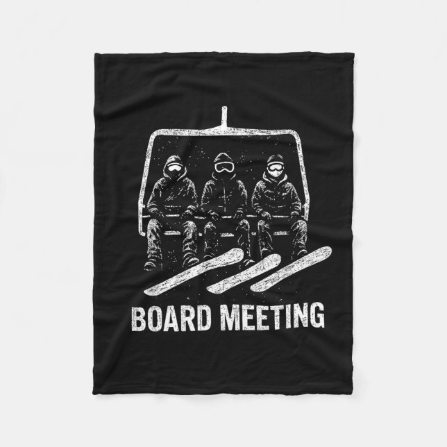 Couverture Polaire Snowboard Meeting Snowboarding Vacation Skiing  (Devant)