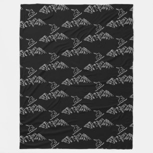 Couverture Polaire Snowboarder