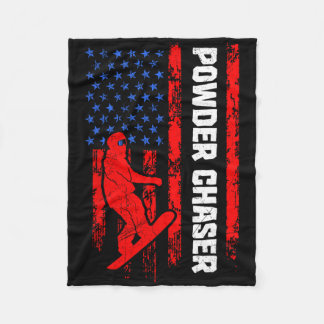 Couverture Polaire Snowboarder en poudre Chaser Drôle Snowboard enfan