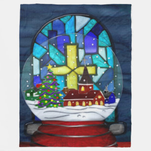 Couverture Polaire Snowglobe Whimsey
