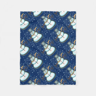Couverture Polaire Snowman