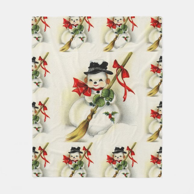 Couverture Polaire Snowman 009 (Devant)