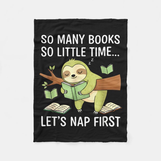 Couverture Polaire So Many Books Little Time Nap First Sloth  (Devant)