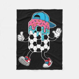 Couverture Polaire Soccer 8 Year Old Ice Cream Drip Youth 8th Birthda
