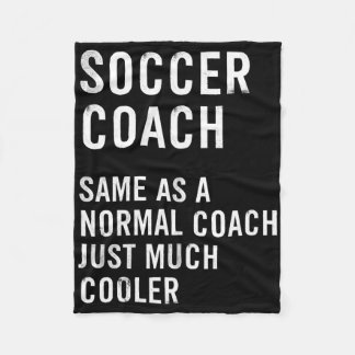 Couverture Polaire Soccer Coach Definition Funny 