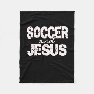 Couverture Polaire Soccer Et Jésus Citations Chrétiennes Bible