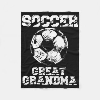 Couverture Polaire Soccer Great Grandma Funny Soccer Player Grandma 