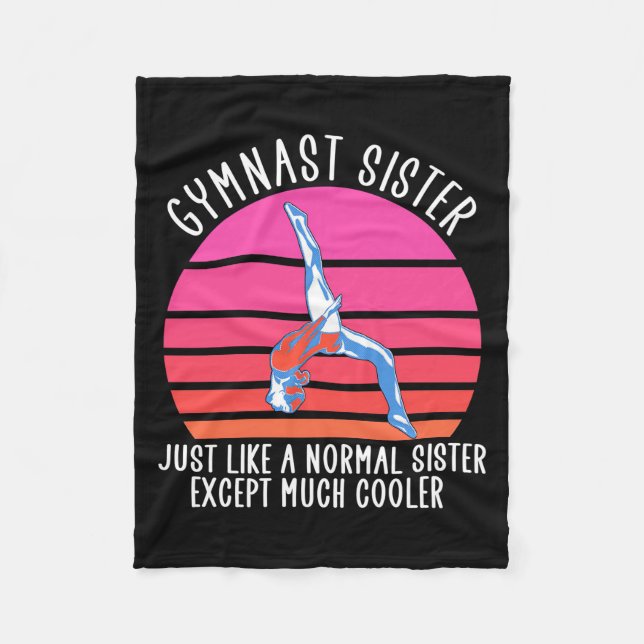 Couverture Polaire Soeur Gymnaste (Devant)