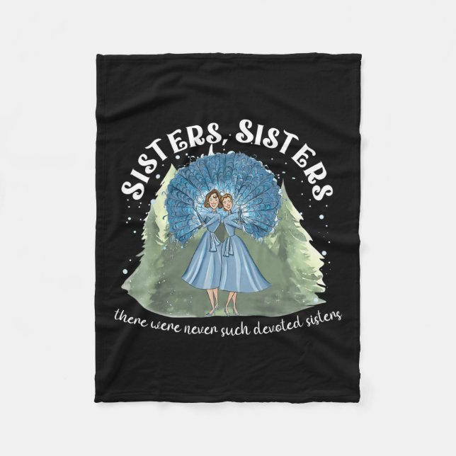 Couverture Polaire Soeurs White Christmas Movie 1954 Xmas Snow Holid (Devant)