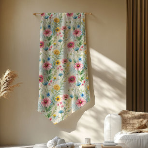 Couverture Polaire Soft Boho Wild Flowers cadeau parfait pour son âme
