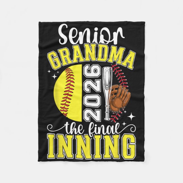 Couverture Polaire Softball Senior Grandma 2026 Softball Senior Grand (Devant)