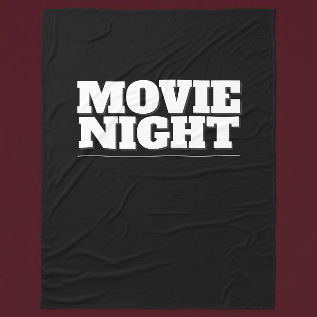 Couverture Polaire Soirée Cinéma (Créateur téléchargé)