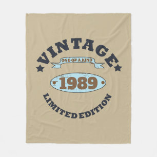 Couverture Polaire Soirée personnalisée de trente vintages 30e annive