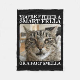 Couverture Polaire Soit un type intelligent, soit un chat drôle qui s