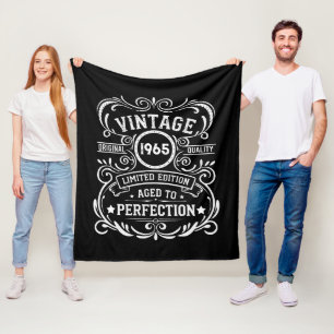 Couverture Polaire Soixante vintage 60e anniversaire