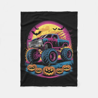 Couverture Polaire Soky Monster Citrouille de la conduite de camion H