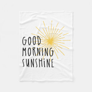 Couverture Polaire Soleil bonjour