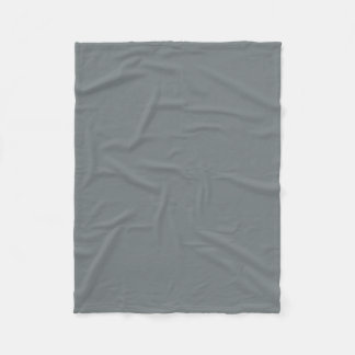 Couverture Polaire Solid Color : Charcoal Gray