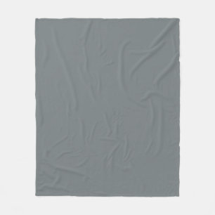 Couverture Polaire Solid Color : Charcoal Gray