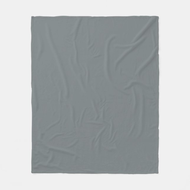Couverture Polaire Solid Color : Charcoal Gray (Devant)