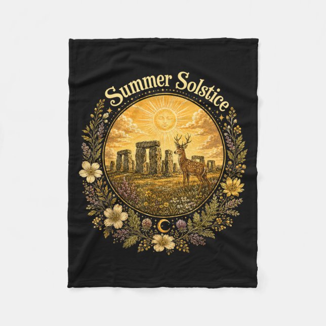 Couverture Polaire Solstice d'été Litha Mi-été Abondance Croissance (Devant)